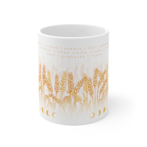 Tasse blé Litha Lammas Lughnasadh en céramique – Image 2