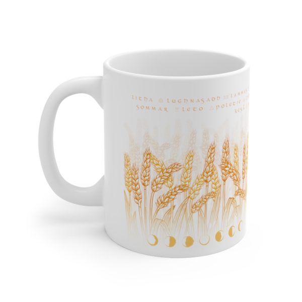 Tasse blé Litha Lammas Lughnasadh en céramique – Image 3