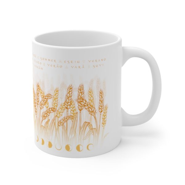 Tasse blé Litha Lammas Lughnasadh en céramique – Image 4