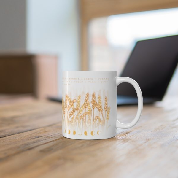 Tasse blé Litha Lammas Lughnasadh en céramique