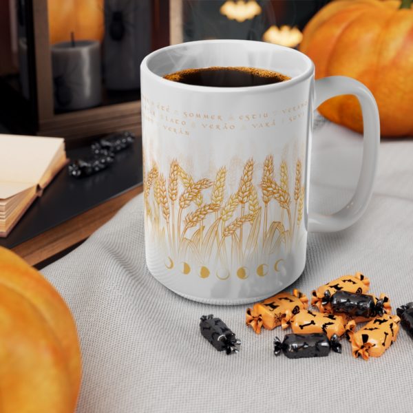 Tasse blé Litha Lammas Lughnasadh en céramique – Image 14