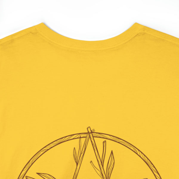 T-shirt unisexe pentacle bois en coton – Image 84