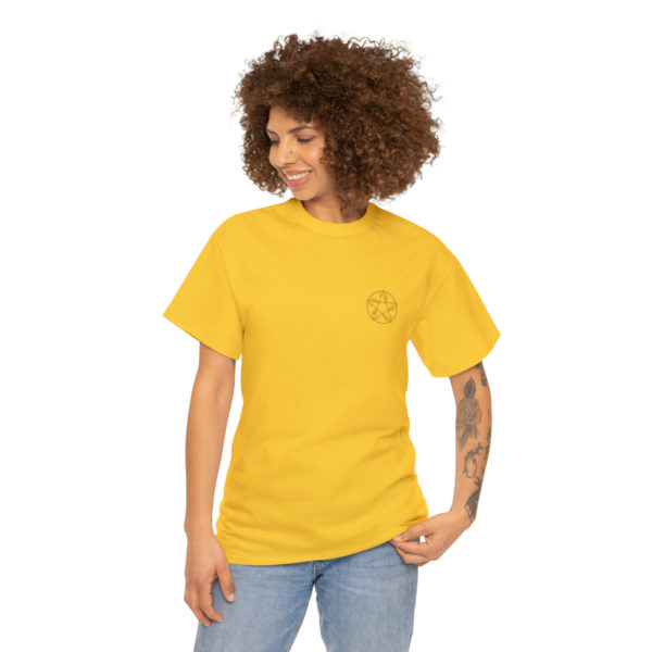T-shirt unisexe pentacle bois en coton – Image 75