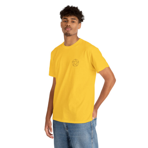 T-shirt unisexe pentacle bois en coton – Image 78