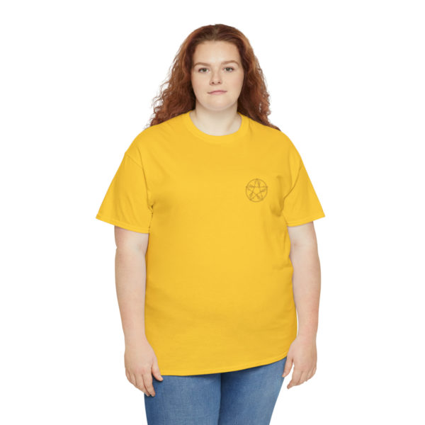T-shirt unisexe pentacle bois en coton – Image 79
