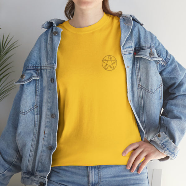 T-shirt unisexe pentacle bois en coton – Image 81