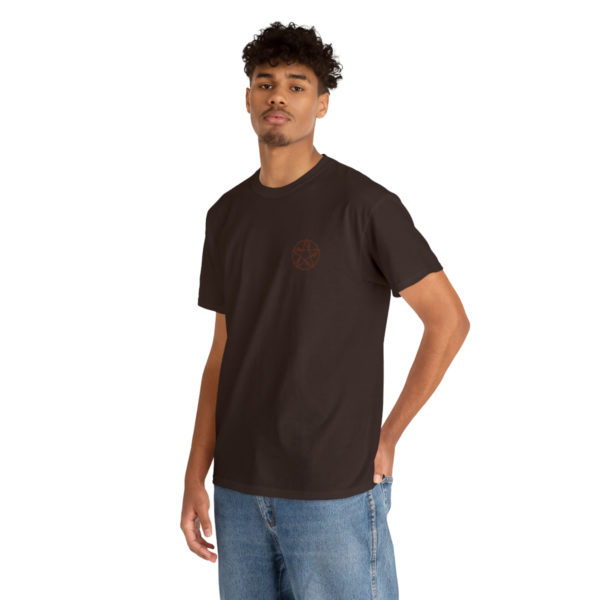 T-shirt unisexe pentacle bois en coton – Image 66
