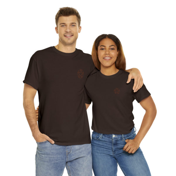T-shirt unisexe pentacle bois en coton – Image 70