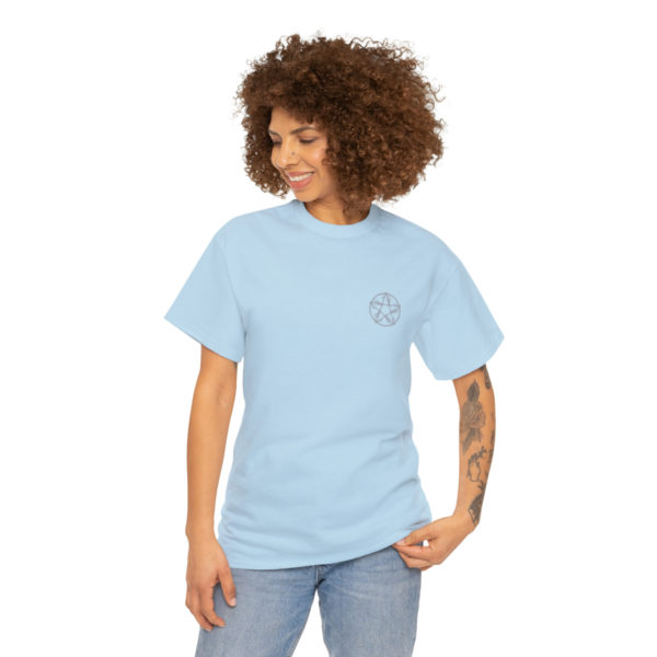 T-shirt unisexe pentacle bois en coton – Image 111