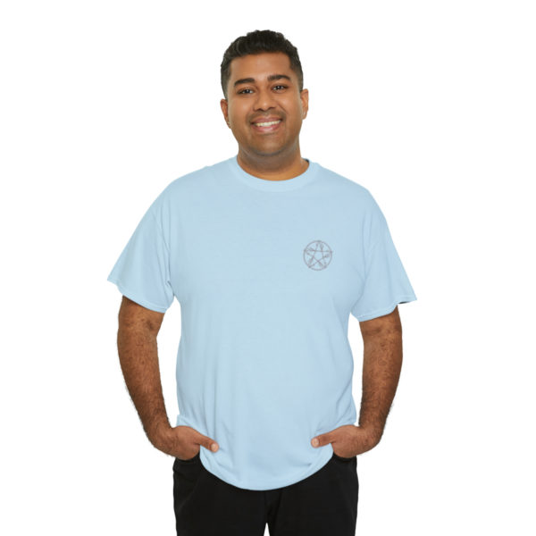 T-shirt unisexe pentacle bois en coton – Image 116