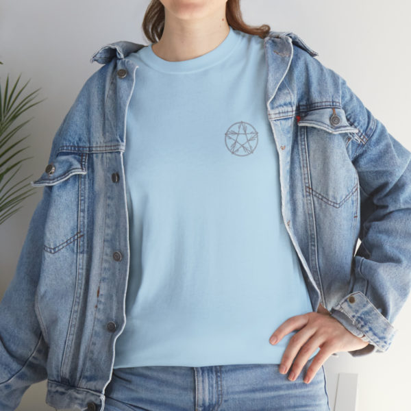 T-shirt unisexe pentacle bois en coton – Image 117