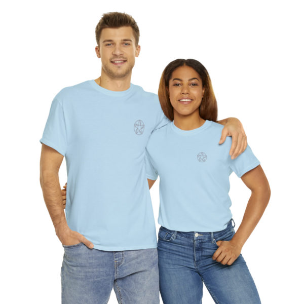 T-shirt unisexe pentacle bois en coton – Image 118