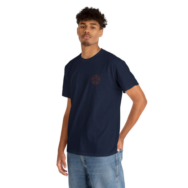 T-shirt unisexe pentacle bois en coton – Image 126