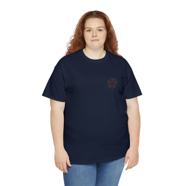 T-shirt unisexe pentacle bois en coton – Image 127