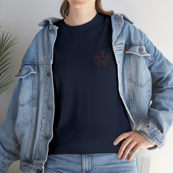 T-shirt unisexe pentacle bois en coton – Image 129