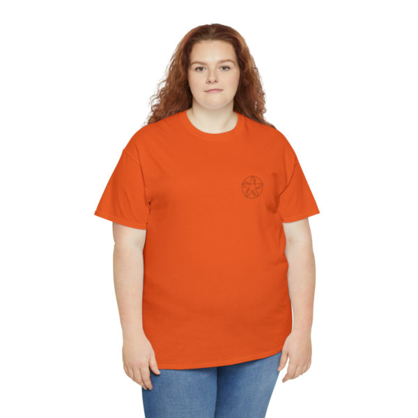 T-shirt unisexe pentacle bois en coton – Image 55