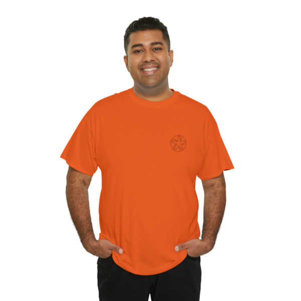 T-shirt unisexe pentacle bois en coton – Image 56