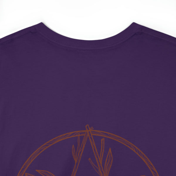 T-shirt unisexe pentacle bois en coton – Image 144
