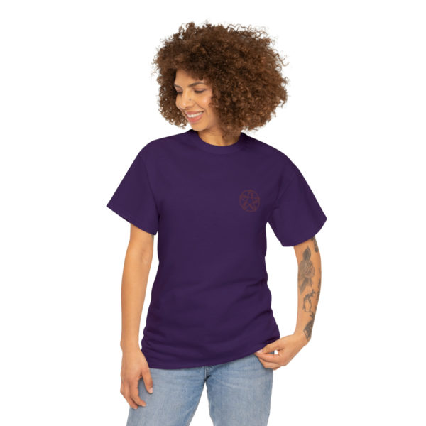 T-shirt unisexe pentacle bois en coton – Image 135