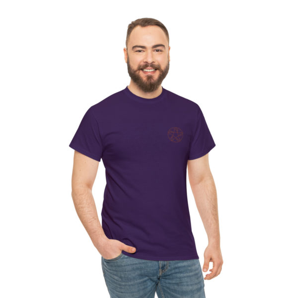 T-shirt unisexe pentacle bois en coton – Image 137