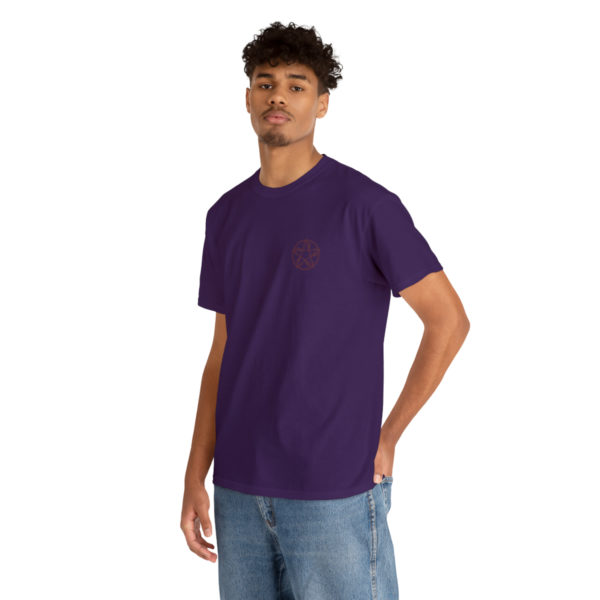 T-shirt unisexe pentacle bois en coton – Image 138