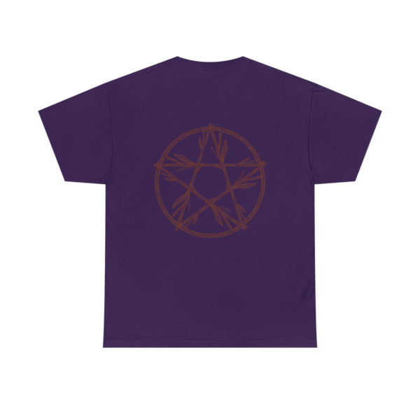 T-shirt unisexe pentacle bois en coton – Image 133
