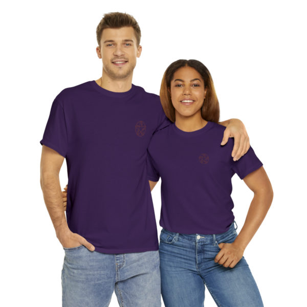 T-shirt unisexe pentacle bois en coton – Image 142