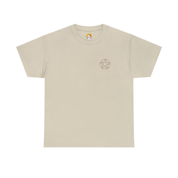 T-shirt unisexe pentacle bois en coton – Image 2