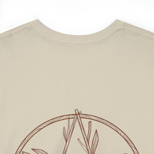 T-shirt unisexe pentacle bois en coton – Image 12