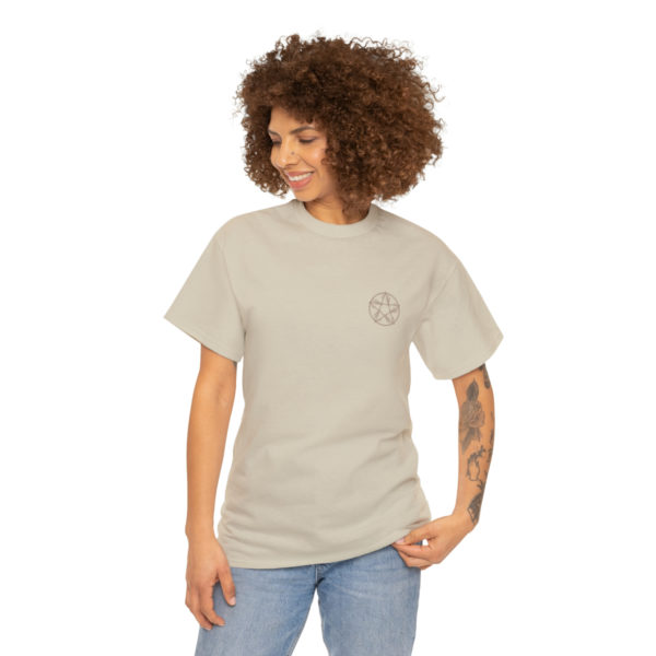 T-shirt unisexe pentacle bois en coton – Image 3