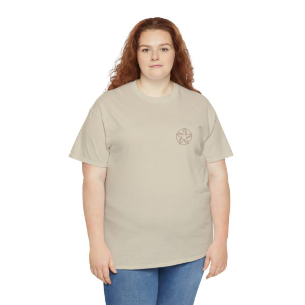 T-shirt unisexe pentacle bois en coton – Image 7