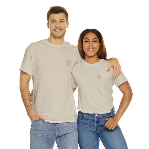 T-shirt unisexe pentacle bois en coton – Image 10
