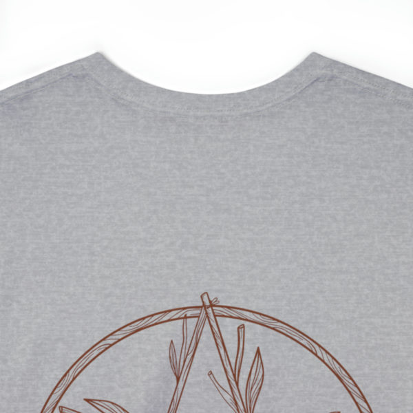 T-shirt unisexe pentacle bois en coton – Image 48