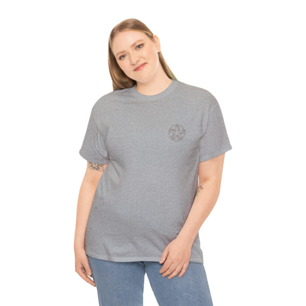 T-shirt unisexe pentacle bois en coton – Image 40