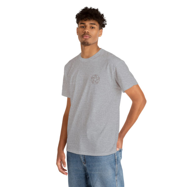 T-shirt unisexe pentacle bois en coton – Image 42