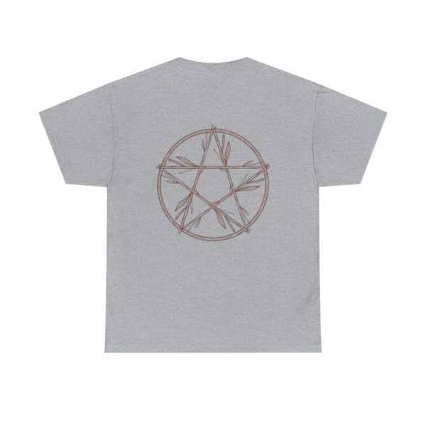 T-shirt unisexe pentacle bois en coton – Image 37