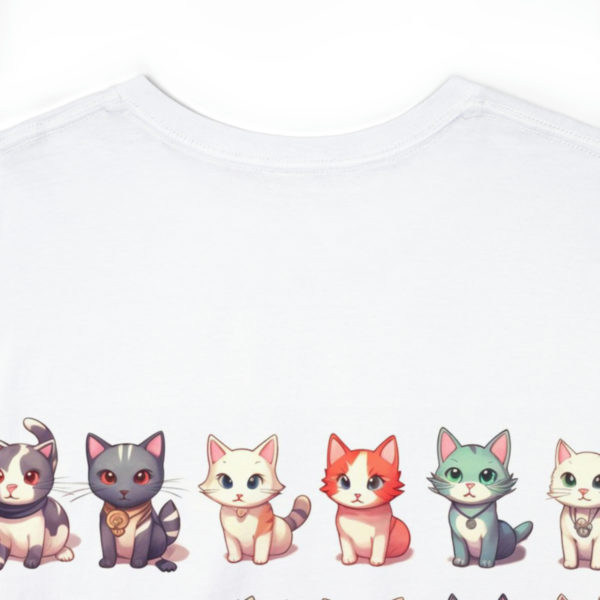 T-shirt unisexe collection de chats en coton – Image 12