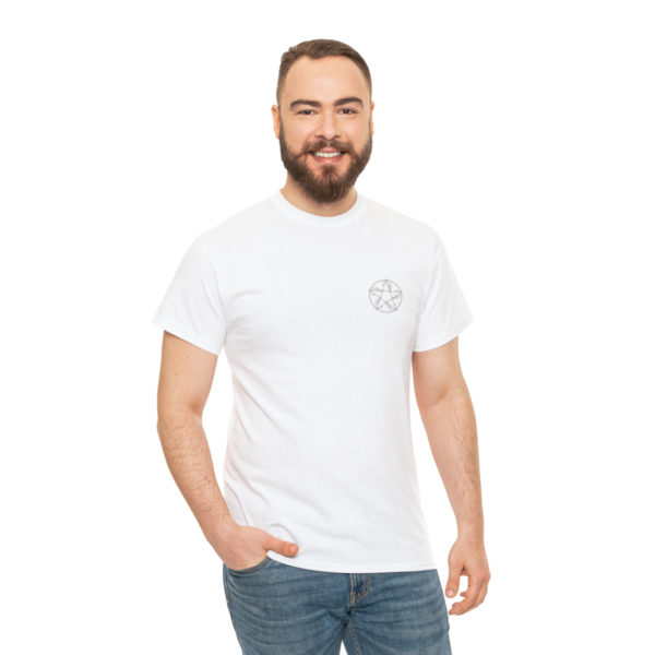 T-shirt unisexe pentacle bois en coton – Image 17