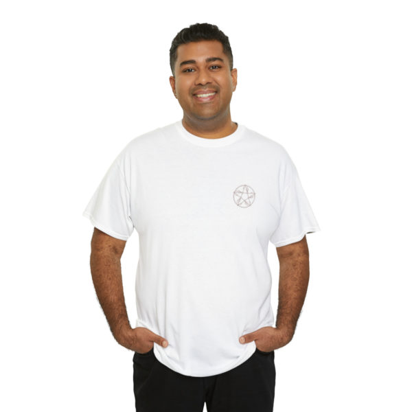 T-shirt unisexe pentacle bois en coton – Image 20