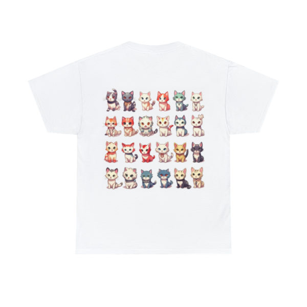 T-shirt unisexe collection de chats en coton – Image 3