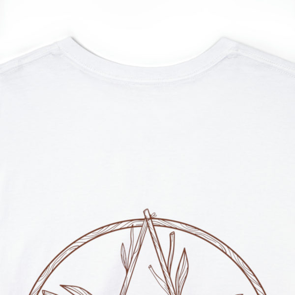 T-shirt unisexe pentacle bois en coton – Image 24