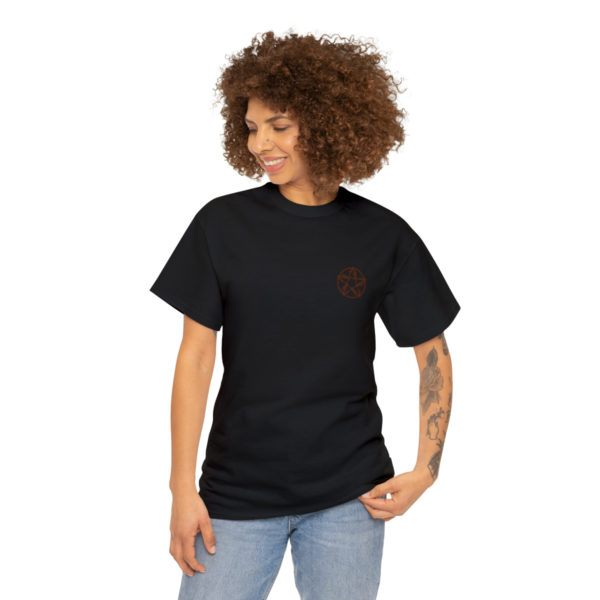 T-shirt unisexe pentacle bois en coton – Image 27