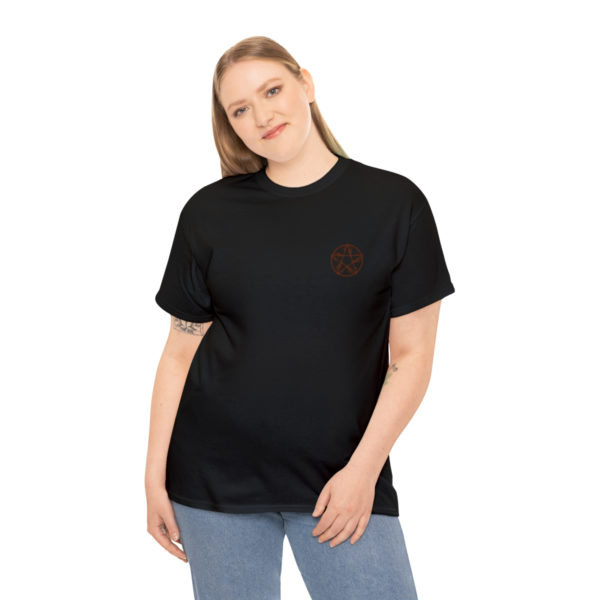 T-shirt unisexe pentacle bois en coton – Image 28