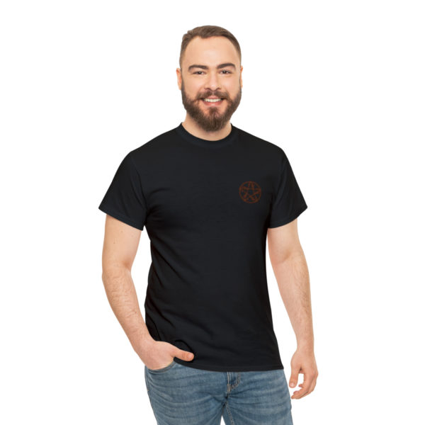 T-shirt unisexe pentacle bois en coton – Image 29