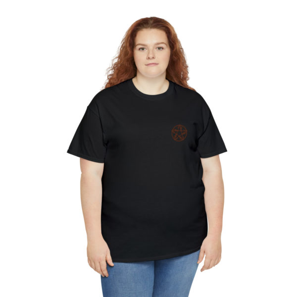 T-shirt unisexe pentacle bois en coton – Image 31
