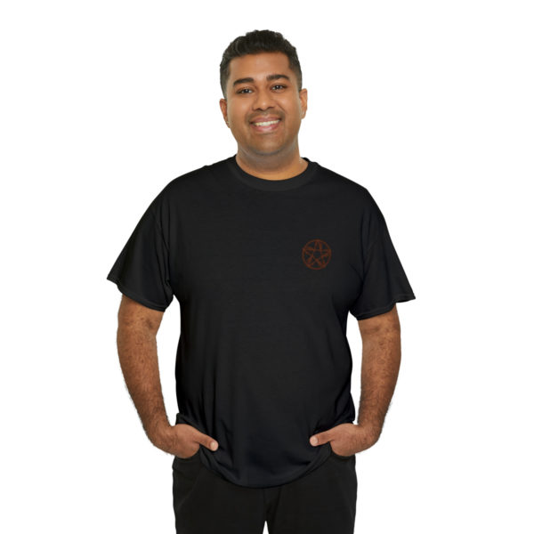 T-shirt unisexe pentacle bois en coton – Image 32