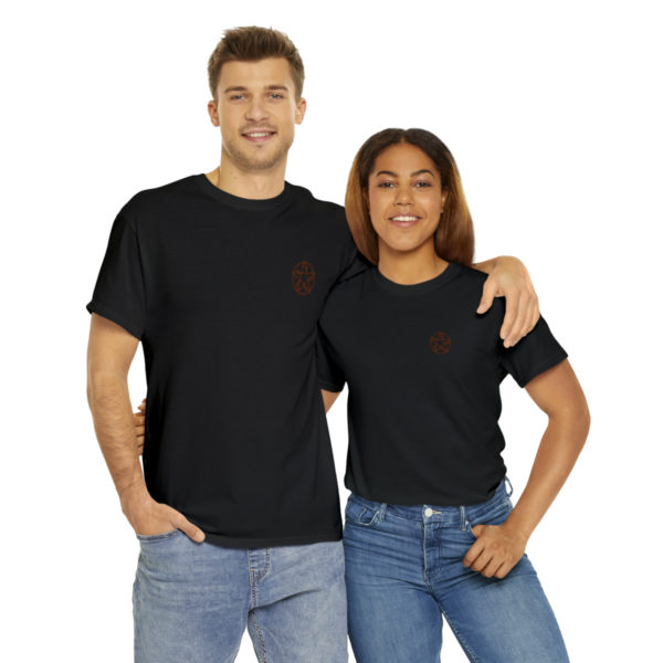 T-shirt unisexe pentacle bois en coton – Image 34