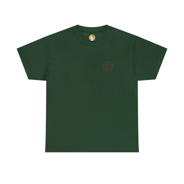 T-shirt unisexe pentacle bois en coton – Image 98