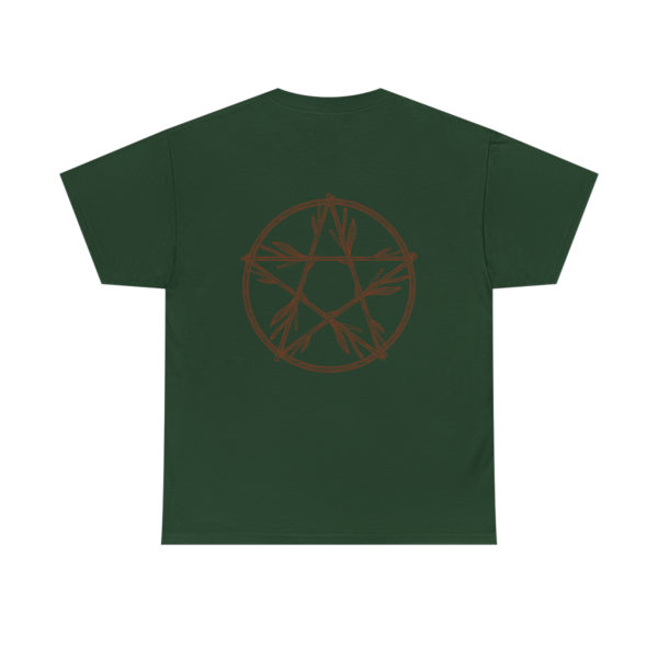 T-shirt unisexe pentacle bois en coton – Image 97