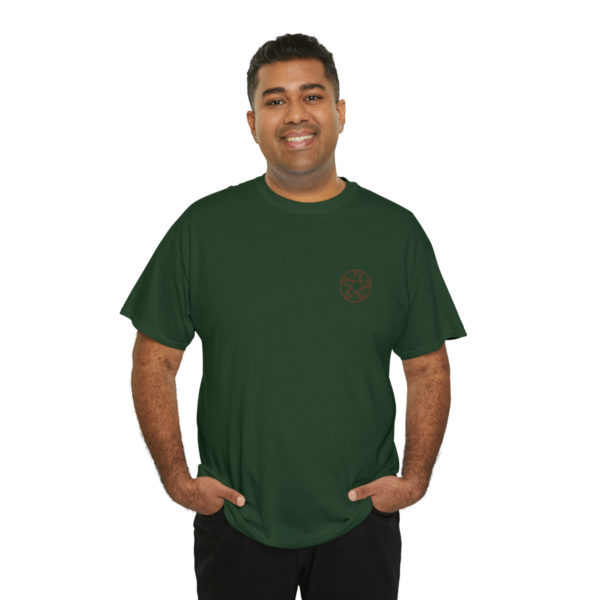 T-shirt unisexe pentacle bois en coton – Image 104